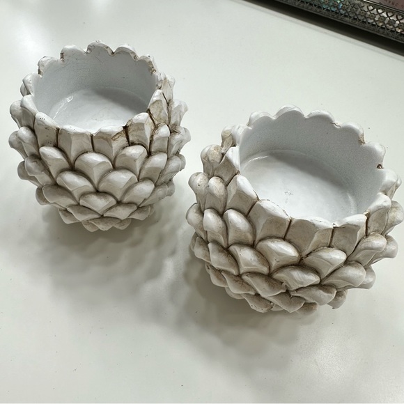 Other - 2 artichoke candle holders